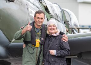 Another thumbs up and a happy man.