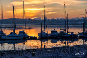 SUNRISE OVER FAREHAM CREEK