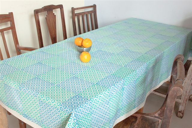 1415249-Hand Block Printed Tablecloth