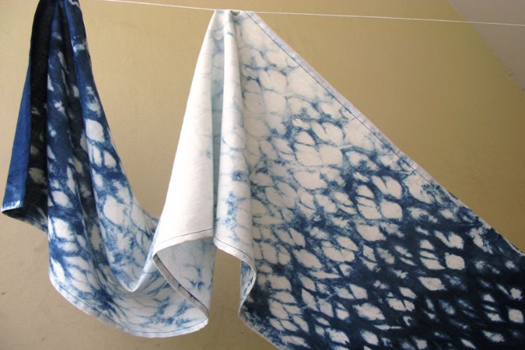2822506-Indigo Cotton Scarf