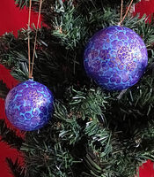 Papier-mâché Christmas Tree Decorations 2314364, 365