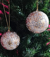 Papier-mâché Christmas Tree Decorations 2314379. 380