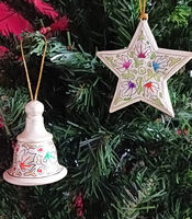 Papier-mâché Christmas Tree Decorations 2314381, 382