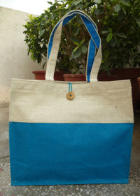 Double Tone Jute Bag -5011588