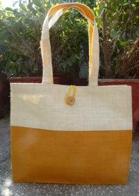 Double Tone Jute Bag - 5011647