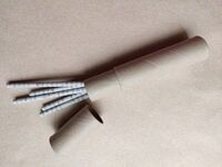 Set of 10 Paper Pencils in a Tube
