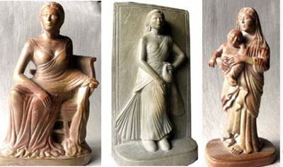 Carvings executed for MESH by Tarak Nath Roy