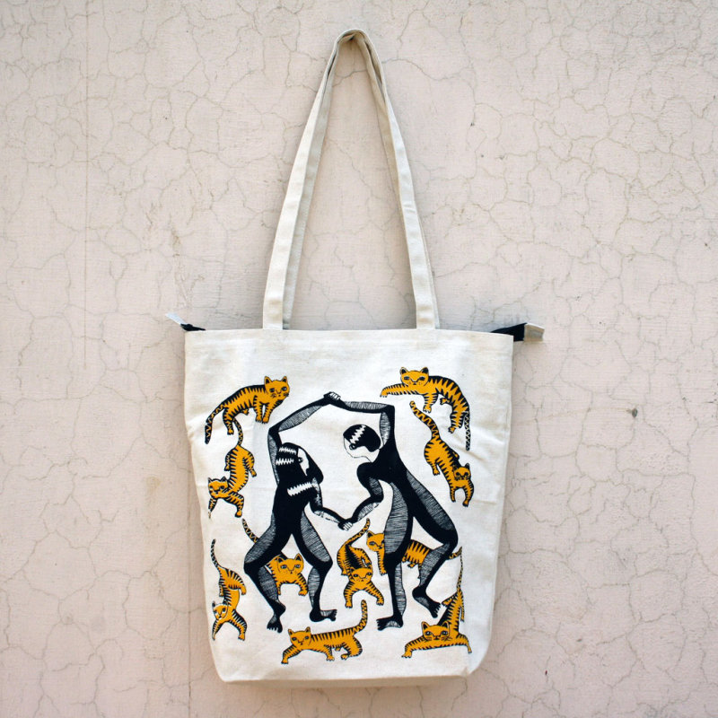 Canvas Bag - Dancing Couple - 4811630