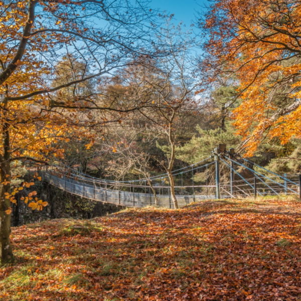 Wynch Bridge in Autumn