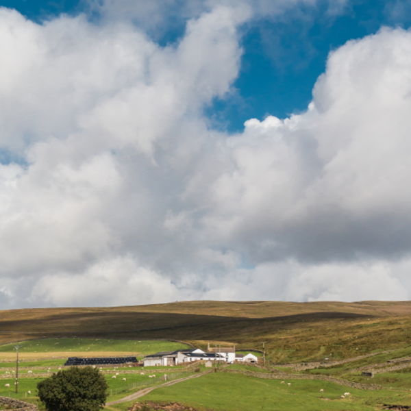 High Beck Head Farm under a Big Sky