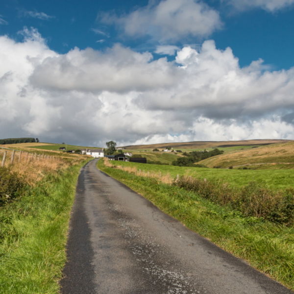 Into Ettersgill under a Big Sky