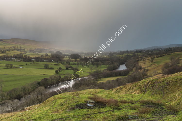 Torrential Downpour over Middleton in Teesdale