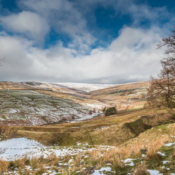 The Hudes Hope Valley in Winter