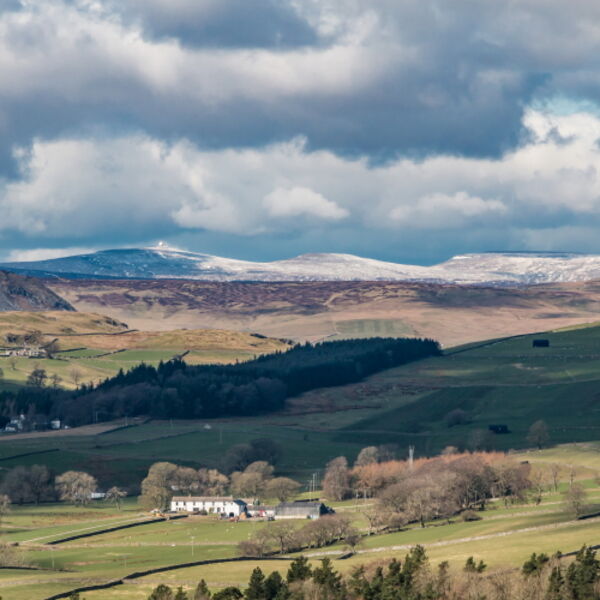Three Pennine Peaks from Stable Edge