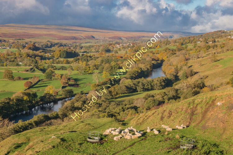 Autumnal Teesdale from Whistle Crag