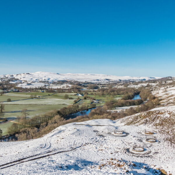 A Snowy View from Whistle Crag
