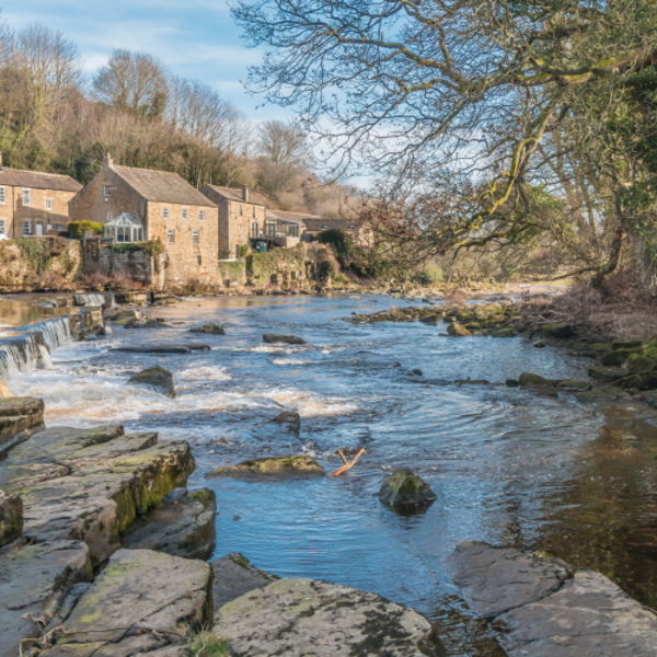 The River Tees and Demenses Mill, Barnard Castle