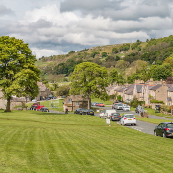 West Burton Village in Spring Sunshine