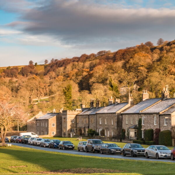 Autumn Light on West Burton Village, Wensleydale