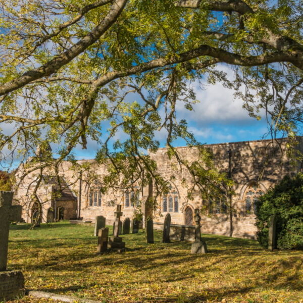Autumn at St Marys Parish Church Wycliffe