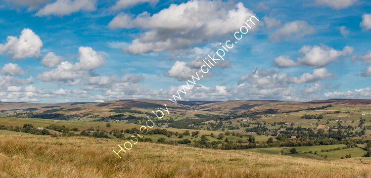 The View from Harker Hill, Mickleton, Teesdale Panorama