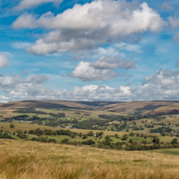 The View from Harker Hill, Mickleton, Teesdale Panorama