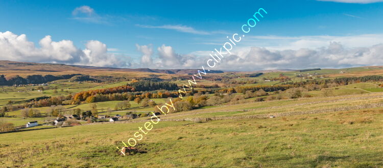 Upper Teesdale Autumn Panorama