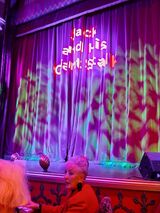 Once we were allowed to enter, we found our allocated tables were very close to the stage