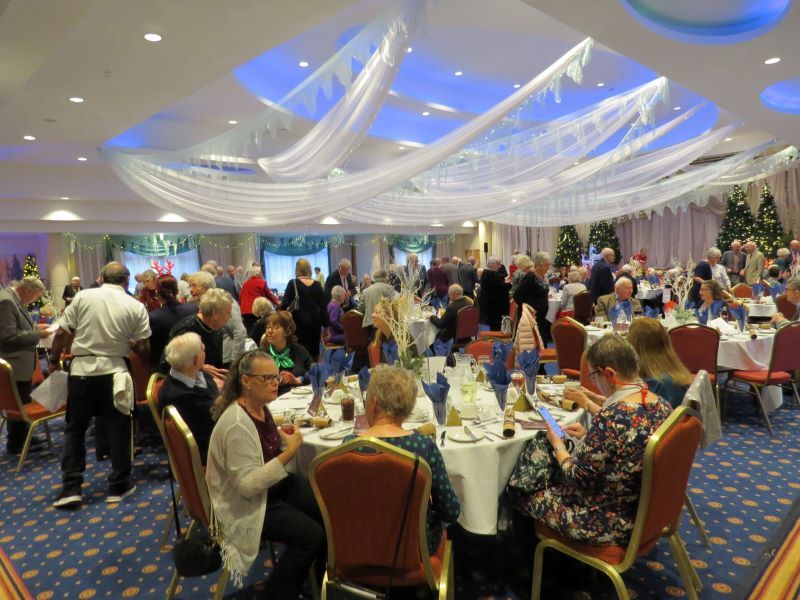 The following pictures are of some of the tables and their members at the lunch