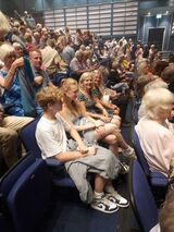 We were quite close to the front of the stage