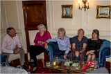 The party carried on in the lounge after the meal