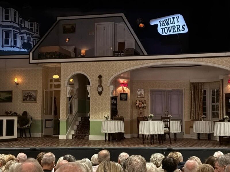 The stage before the play starts