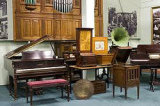 Some of the musical instruments displayed