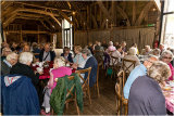 Enjoying the cream tea!