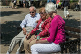 Enjoying the sunshine by the river at Worcester