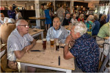 Nigel, Kiyo and Rod Holland in deep discussion