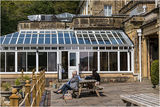 The conservatory, where the afternoon tea was served