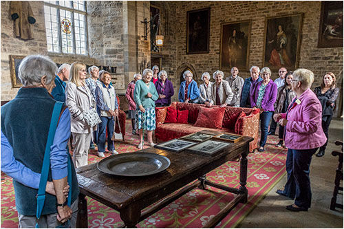 Learning all about the history of the Castle