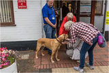 Richard (the dog) welcoming us to the Training Centre