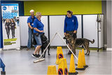 Demonstrating the obstacle course