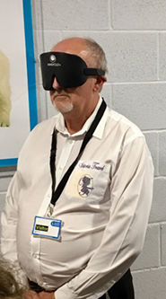 Our Driver - don't worry, he didn't drive with the blindfold on!