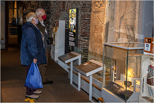 Checking out the history of the castle
