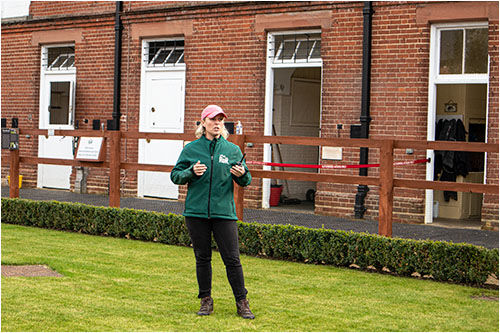 Debs the trainer introducing herself