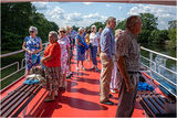 Then we went "back on top" to enjoy the sunshine as we ended our cruise