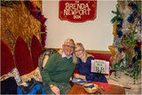 Our "Royal" Couple take their place in the Royal Box