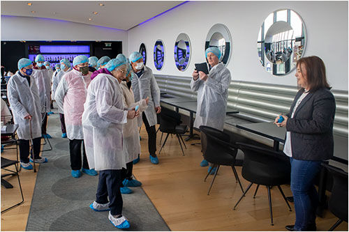 Having all been kitted out in PPE, the guide gives us a chat about what we should expect to see