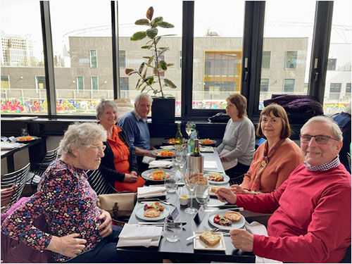 After the demonstration, we had a three-course lunch in the restaurant at Forman's.