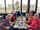 After the demonstration, we had a three-course lunch in the restaurant at Forman's.