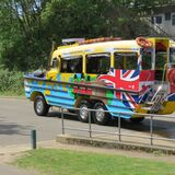 The DUKW on the road