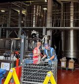 Then we saw some of the work carried out in the winery